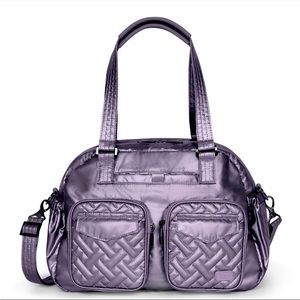 NWT: LUG JUMPER CARRY-ALL TOTE- METALLIC PEARL - SOLD OUT at LUG